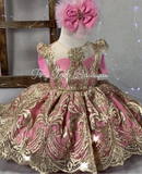 Amelia Dress (Bright Pink)
