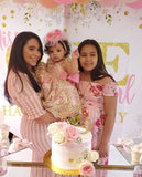 Amelia Dress (Bright Pink)