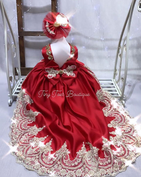 fitted lace wedding dress Women's Cassandra A-line Cape Sleeved Silk Cotton Blend Floor Length Ao Dai  XS/S/M/L/XL Red/White MEAN BLVD main image 0