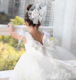 Catalina High-Low Gown (White)