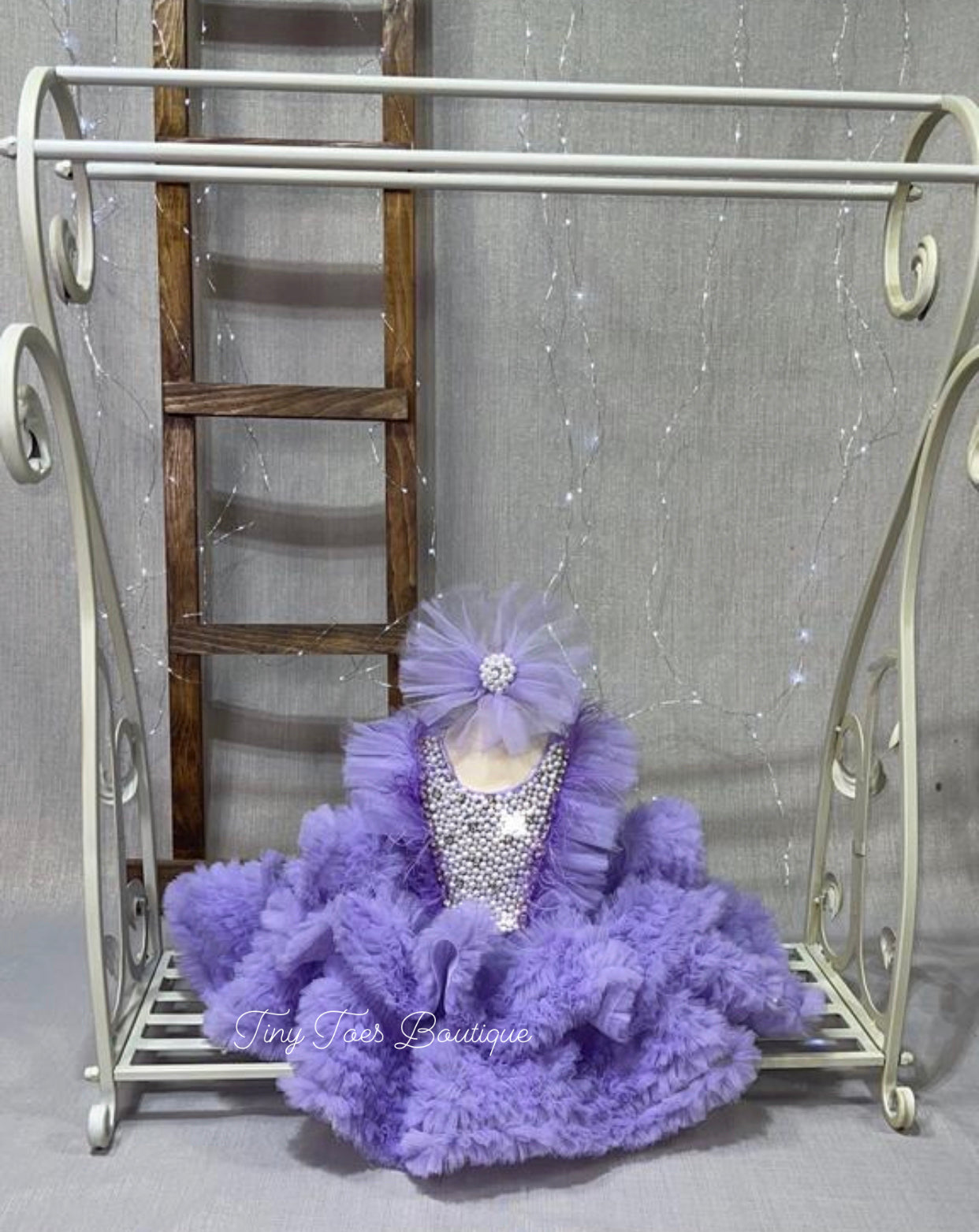 Ruffle Harmony Dress (Lavender)