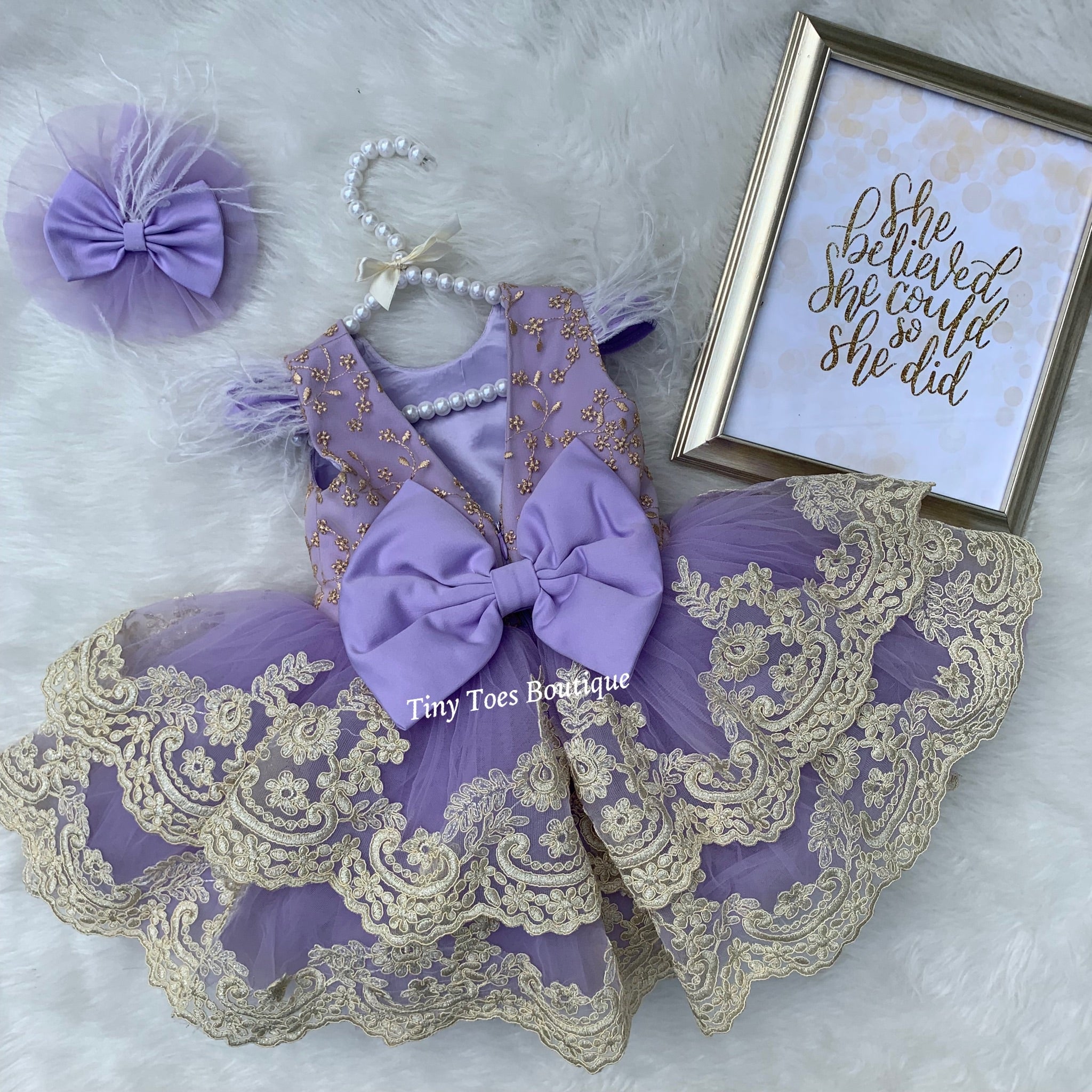 Chloe Dress (Lavender)