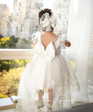 Catalina High-Low Gown (White)