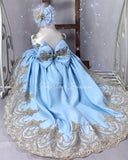 Cassandra Gown (Sky Blue)