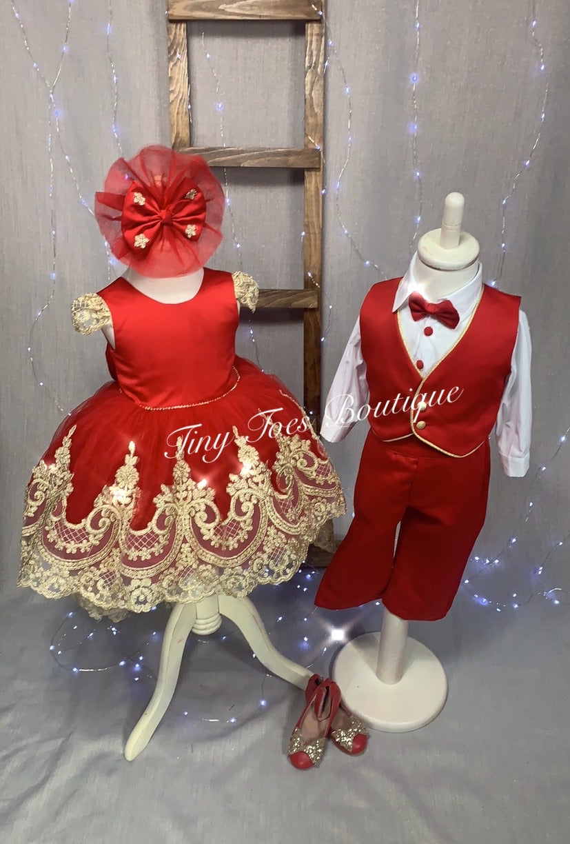 Annabella Dress (Red)