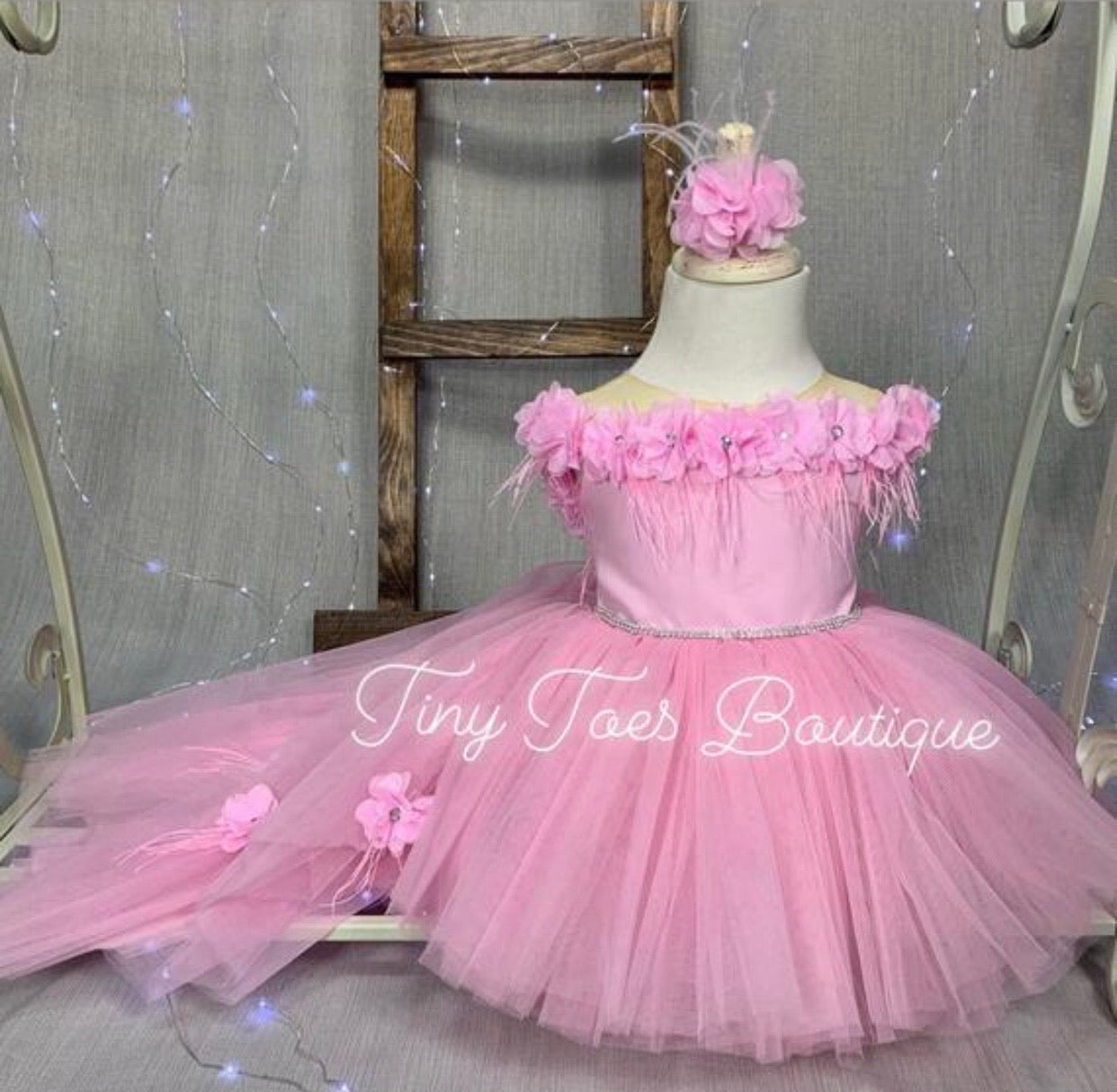 Destiny High low Dress (Pink)