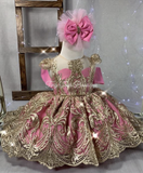 Amelia Dress (Bright Pink)