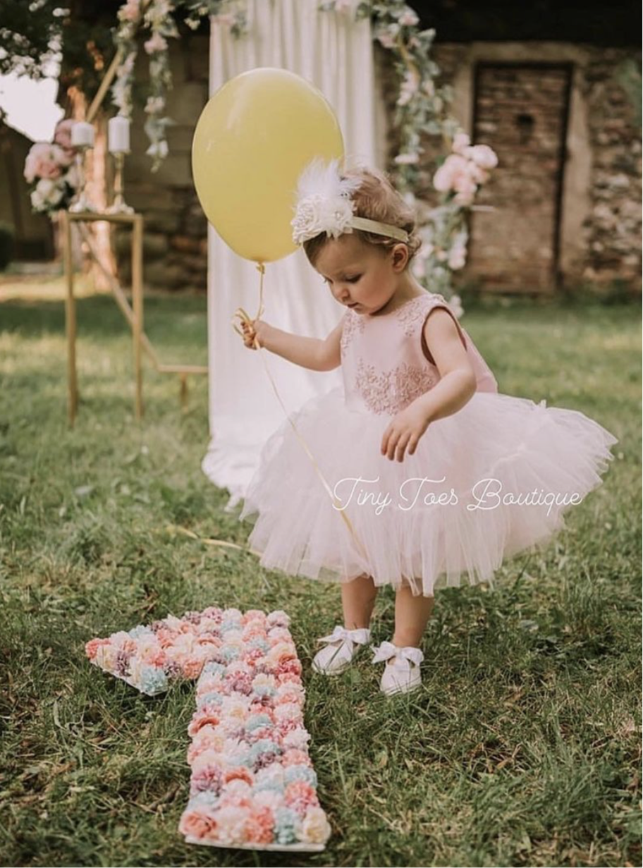Francesca Dress ( Pink )