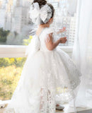 Catalina High-Low Gown (White)