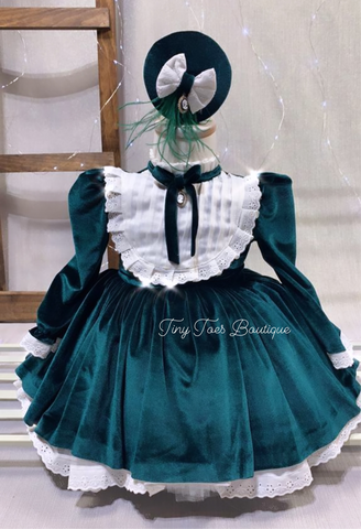Victorian Vintage Dress ( Green )