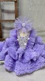 Ruffle Harmony Dress (Lavender)