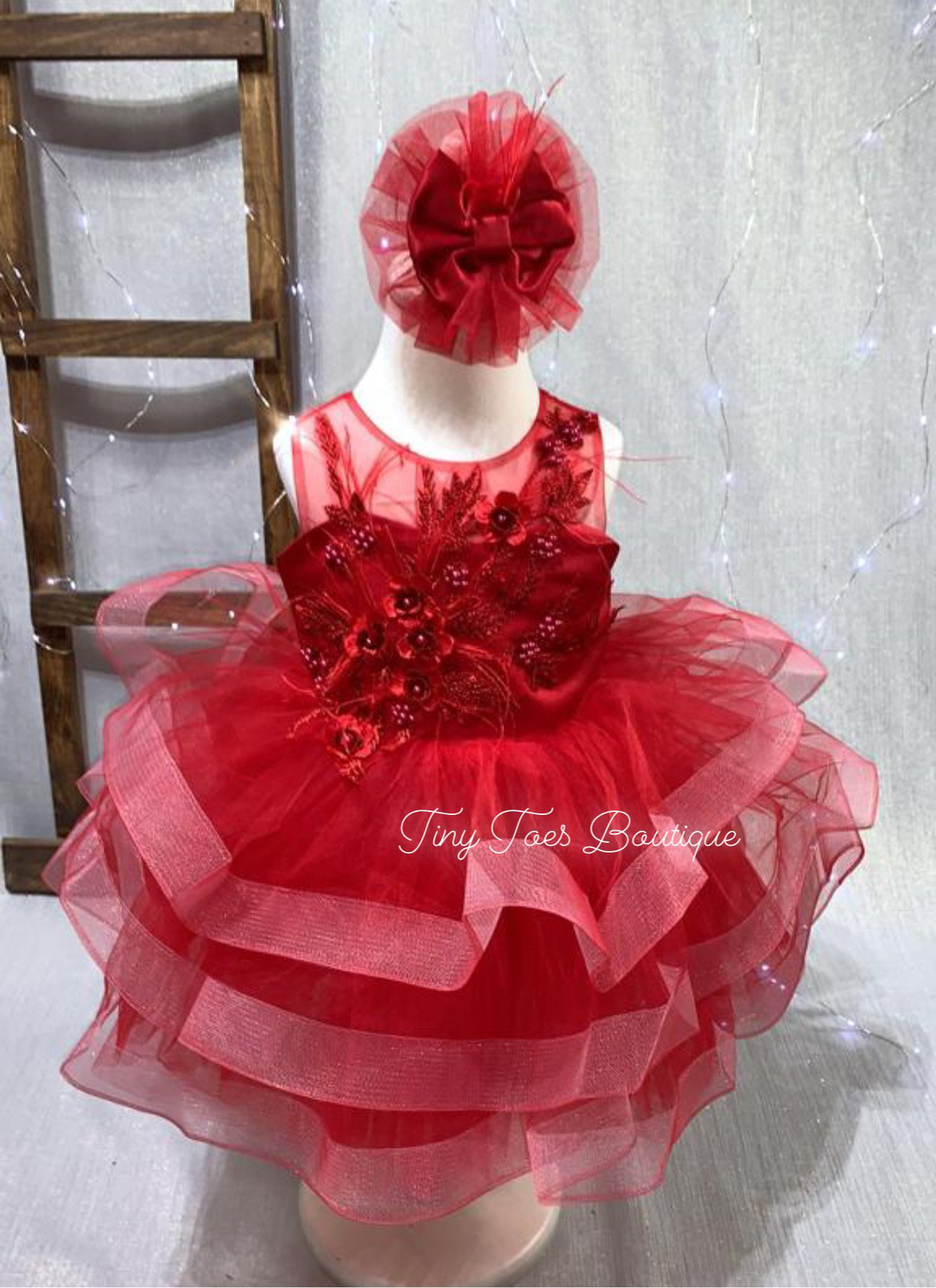Mandy Dress (Red)