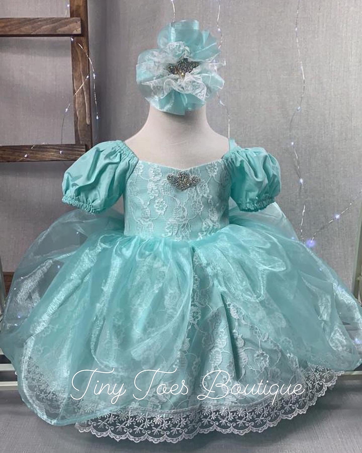 Princess Ariel Inspired Dress (Little Mermaid) Tiny Toes Boutique LLC Princess Ariel Inspired Dress (Little Mermaid) Tiny Toes Boutique LLC