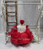 Ruffle Harmony Dress (Red)