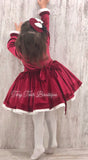 Victorian Vintage Dress ( Red )