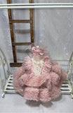 Ruffle Harmony Dress (Mauve Pink)